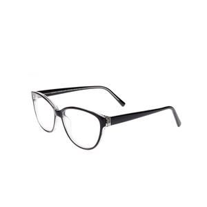 NEW CANNY VISION Black on Clear AMY Eyeglasses 55mm with Case